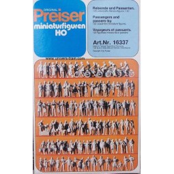Preiser 16337 Figures, travelers and passers-by to paint - Preiser ...