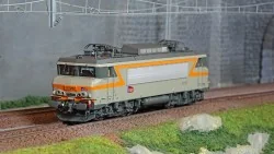 LS Models 11206S Locomotive électrique BB 107267, SNCF, gris béton / orange, logo Carmillon, Toulouse, Digital sonore Ls models 