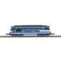 AZAR_L01-BL3D-Azar L01-BL3D BB 67411 diesel locomotive, SNCF, blue livery, "noodle" logo, digital, Z scale