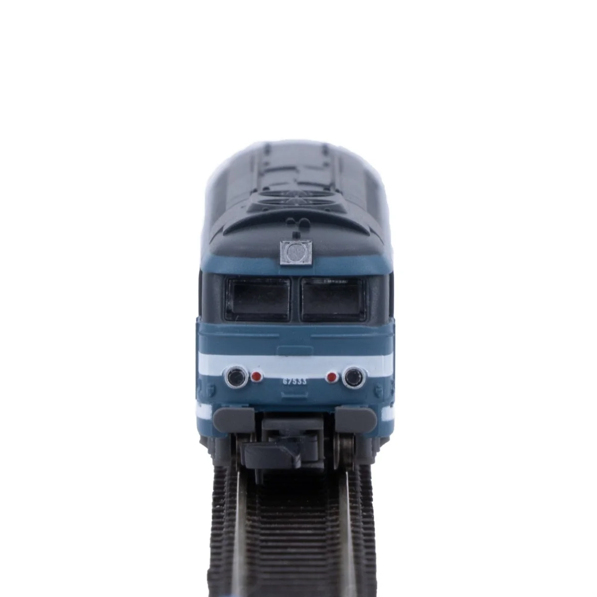Azar L01-BL4D BB 67411 diesel locomotive, SNCF, blue livery, "noodl...