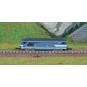AZAR_L01-BL4D-Azar L01-BL4D BB 67411 diesel locomotive, SNCF, blue livery, "noodle" logo, digital, Z scale