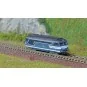 AZAR_L01-BL4D-Azar L01-BL4D BB 67411 diesel locomotive, SNCF, blue livery, "noodle" logo, digital, Z scale