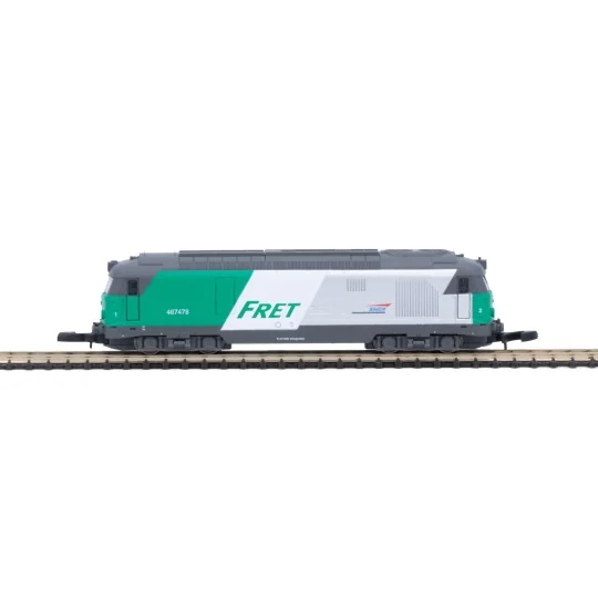 AZAR_L01-FR2D-Azar L01-FR2D BB 67478 diesel locomotive, SNCF, FRET livery, cap logo, digital, Z scale