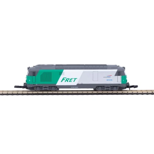 AZAR_L01-FR2D-Azar L01-FR2D BB 67478 diesel locomotive, SNCF, FRET livery, cap logo, digital, Z scale