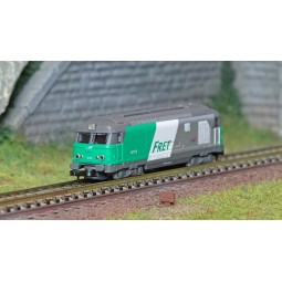 Azar L01-FR2D Locomotive diesel BB 67478, SNCF, livrée FRET, logo casquette, digitale, échelle Z AZAR Models AZAR_L01-FR2D - 1