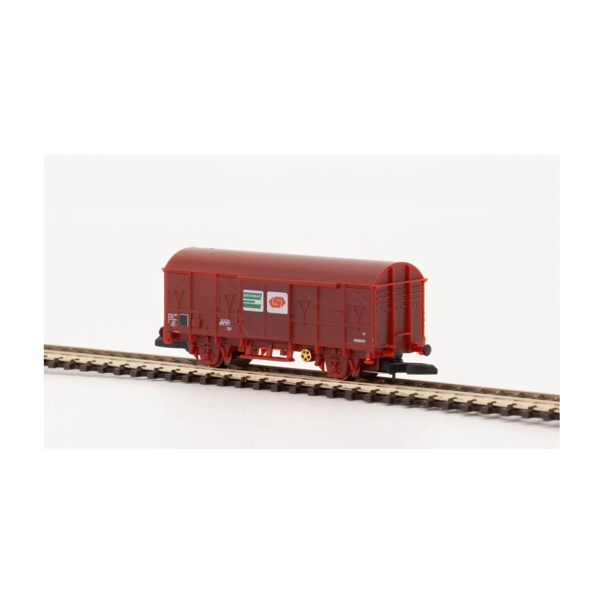 Azar W02-SN Covered Wagon G4, SNCF, Brown, SERNAM, Z scale Azar W02-SN Covered Wagon G4, SNCF, Brown, SERNAM, Z scale