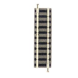 Fleischmann 9102 Straight rail with ballast, length 57.5mm - Fleisc...