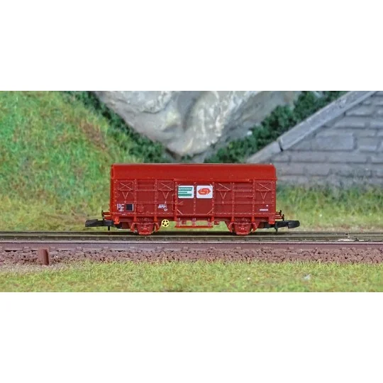 Azar W02-SN Covered Wagon G4, SNCF, Brown, SERNAM, Z scale AZAR_W02-SN-Azar W02-SN Covered Wagon G4, SNCF, Brown, SERNAM, Z scale