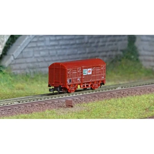 Azar W02-SN Covered Wagon G4, SNCF, Brown, SERNAM, Z scale AZAR_W02-SN-Azar W02-SN Covered Wagon G4, SNCF, Brown, SERNAM, Z scale