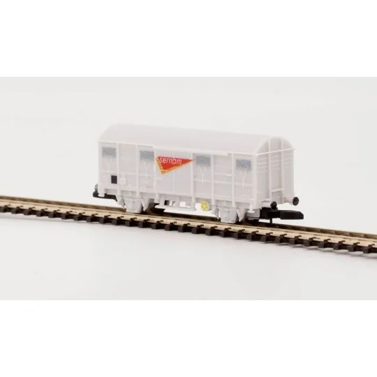 AZAR_W02-SNG-Azar W02-SNG Covered Wagon G4, SNCF, Grey, SERNAM, Z scale