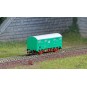 AZAR_W02-FR-Azar W02-FR Covered Wagon G4, SNCF, Green, Freight, Z scale