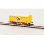 AZAR_W02-CH-Azar W02-CH Covered Wagon G4, SNCF, Yellow, horse transport, Z scale