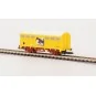 Azar W02-CH Covered Wagon G4, SNCF, Yellow, horse transport, Z scale AZAR_W02-CH-Azar W02-CH Covered Wagon G4, SNCF, Yellow, horse transport, Z scale