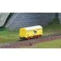 Azar W02-CH Covered Wagon G4, SNCF, Yellow, horse transport, Z scale AZAR_W02-CH-Azar W02-CH Covered Wagon G4, SNCF, Yellow, horse transport, Z scale