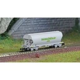 Azar W01-TC1 Bogie hopper wagon, SNCF, Transcéréales CTC, Z scale -...
