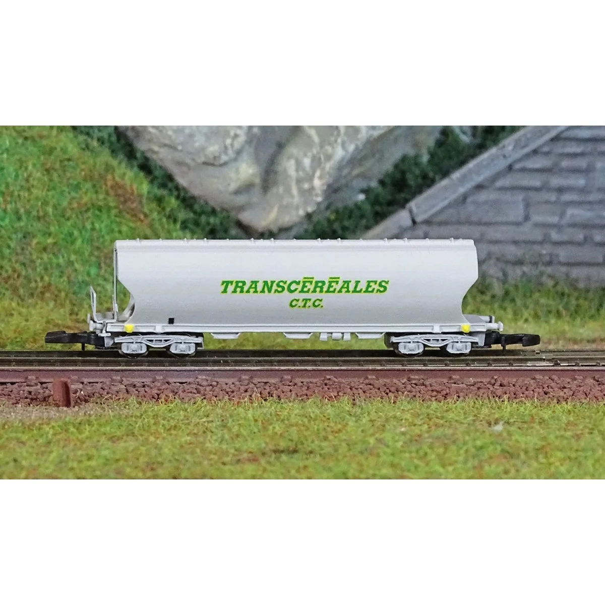Azar W01-TC1 Bogie hopper wagon, SNCF, Transcéréales CTC, Z scale -...