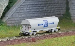 Azar W01-SF1 Wagon trémie à bogies, SNCF, SOUFFLET ep.IV, échelle Z AZAR Models AZAR_W01-SF1 - 1