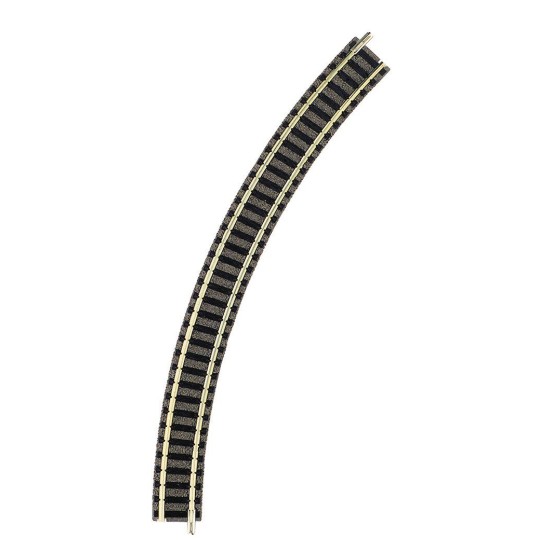 Fle_9125-Fleischmann 9125 Rail with ballast, curve R2, 45° - Fle_9125