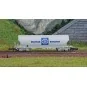 Grain hopper wagon, BELLOWS - Azar W01-SF1, Z - 1/220 AZAR_W01-SF1-Grain hopper wagon, BELLOWS - Azar W01-SF1, Z - 1/220
