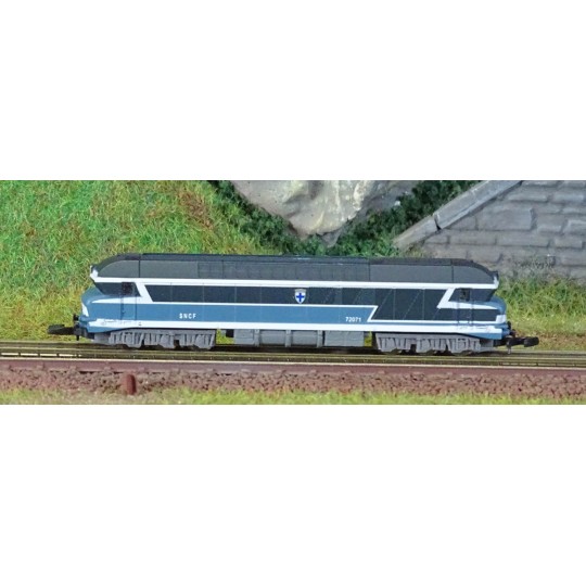 AZAR_L02-BL1D-Azar L02-BL1D CC 72071 diesel locomotive, SNCF, blue livery, digital, Z scale
