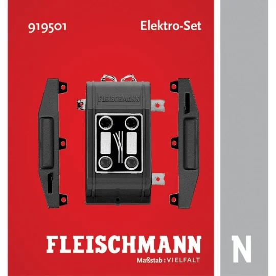 Fleischmann 919501 Set of 2 turnout motors and control box - Fleisc... Fle_919501-Fleischmann 919501 Set of 2 turnout motors and control box - Fle_919501