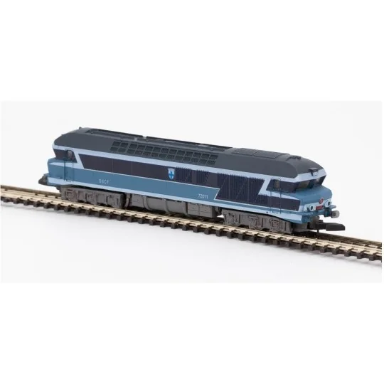 AZAR_L02-BL2A-Azar L02-BL2A CC 72024 diesel locomotive, SNCF, blue livery, Z scale