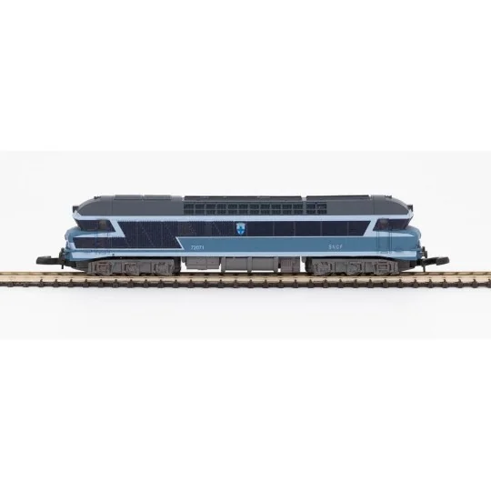 AZAR_L02-BL2A-Azar L02-BL2A CC 72024 diesel locomotive, SNCF, blue livery, Z scale