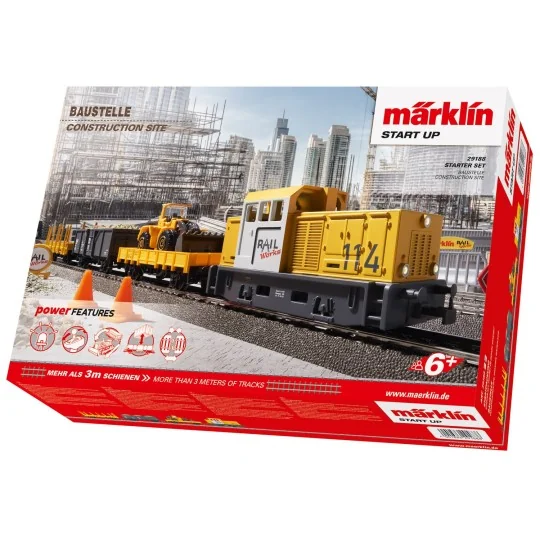 Marklin_29188-Marklin 29188 Coffret de départ train de Chantier avec locomotive diesel - Start up