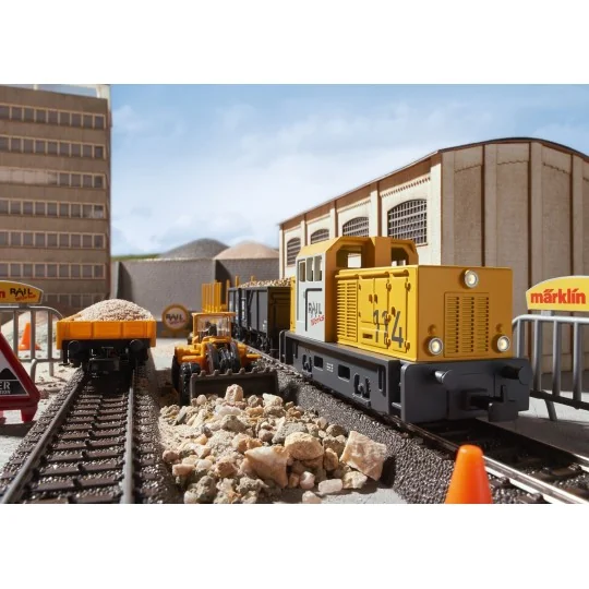 Marklin_29188-Marklin 29188 Coffret de départ train de Chantier avec locomotive diesel - Start up