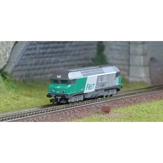 AZAR_L02-FR1D-Azar L02-FR1D CC 72035 diesel locomotive, SNCF, FRET livery, digital, Z scale