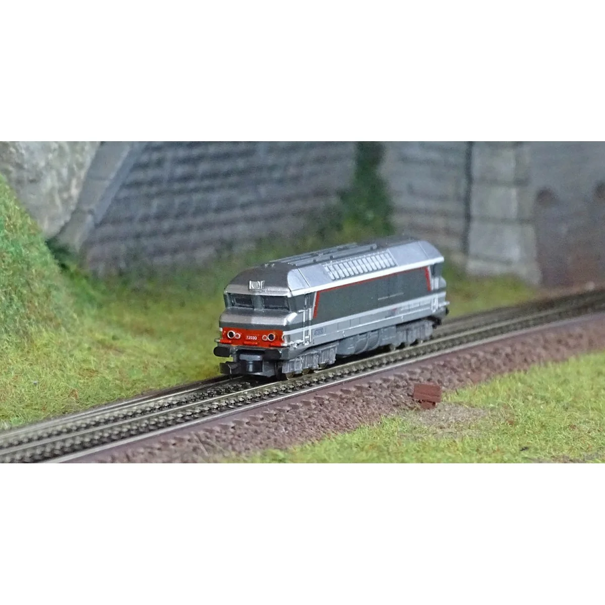 Azar L02-MS1A CC 72030 diesel locomotive, SNCF, Multiservices liver...