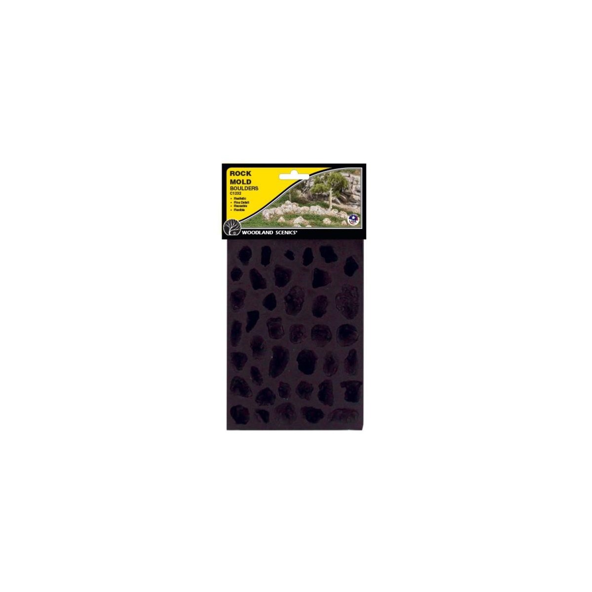 Woodland Scenics C1232 Mold for small rocks - Woodland Scenics - WC... Woodland Scenics C1232 Mold for small rocks - Woodland Scenics - WC...