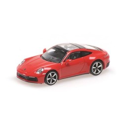 Minichamps 870068320 Porsche 911 Carrera 4S 2019, red - Busch_87006...