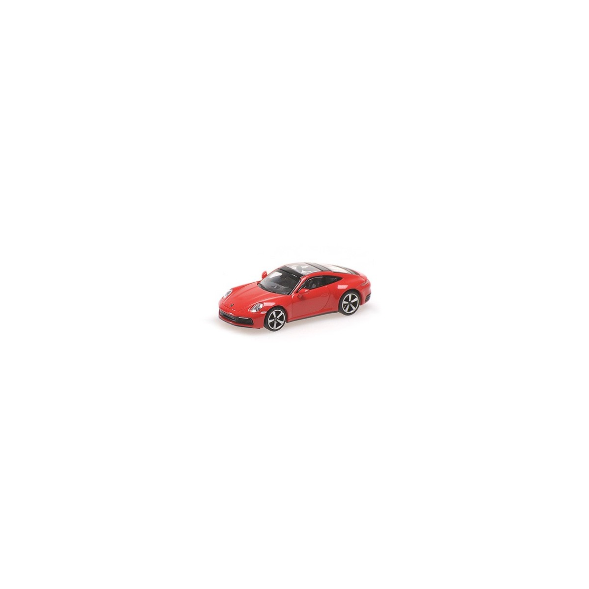 Minichamps 870068320 Porsche 911 Carrera 4S 2019, rouge Busch véhicule Busch_870068320 - 1