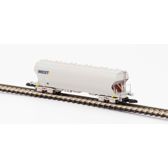 AZAR_W01-MI1-Azar W01-MI1 Bogie hopper wagon, SNCF, MILLET, Z scale