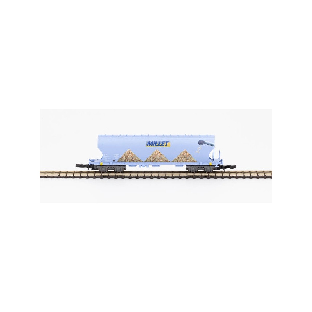 Azar W01-MM1 Bogie hopper wagon, SNCF, MILLET Corn, Z scale - AZAR_...