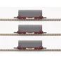 Azar W03-SL3 Set of 3 short covered wagons with SHIMMS-type bogies,... AZAR_W03-SL3-Azar W03-SL3 Set of 3 short covered wagons with SHIMMS-type bogies, SNCF, without logo, Z scale