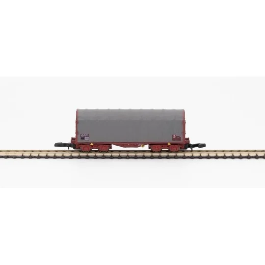 Azar W03-SL3 Set of 3 short covered wagons with SHIMMS-type bogies,... AZAR_W03-SL3-Azar W03-SL3 Set of 3 short covered wagons with SHIMMS-type bogies, SNCF, without logo, Z scale