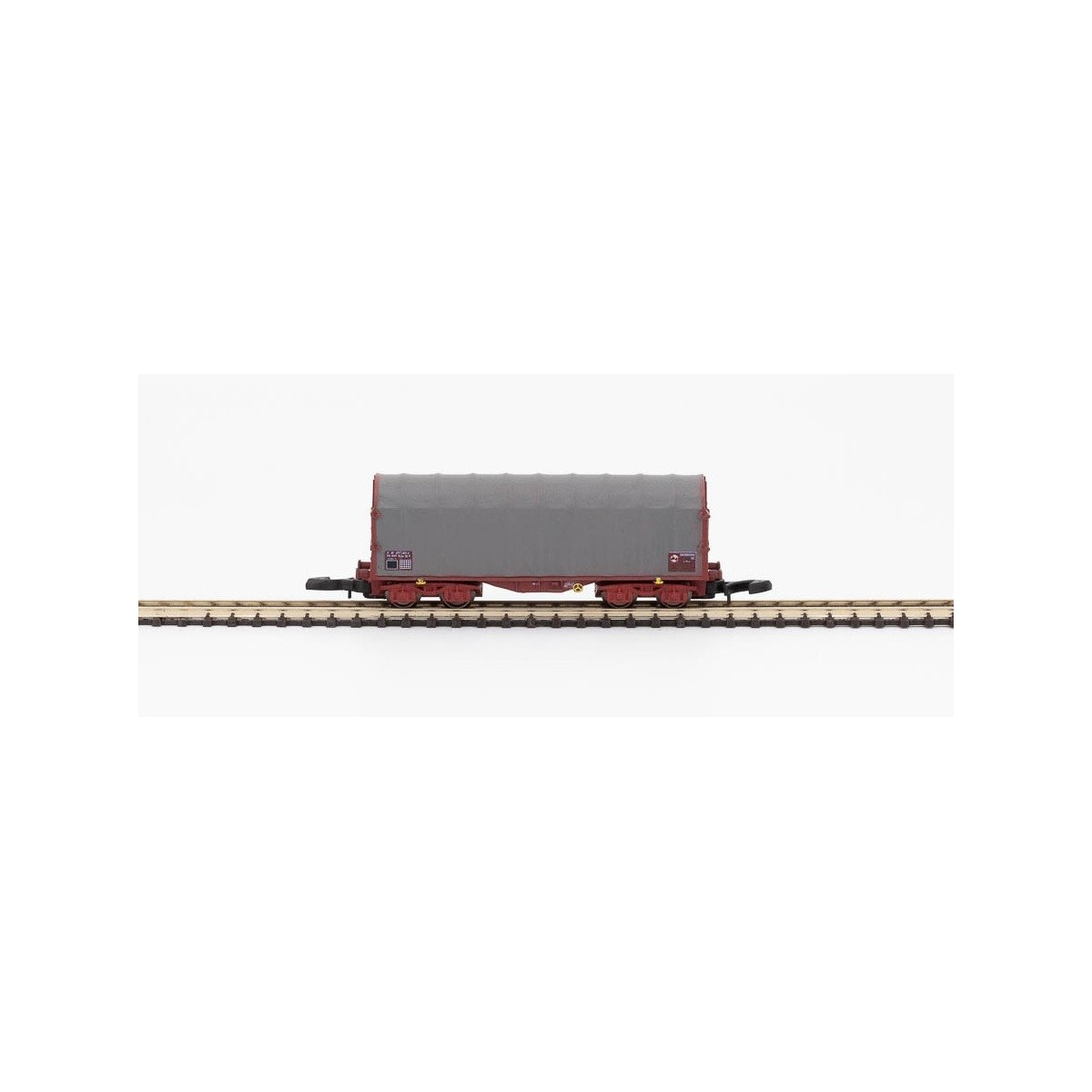 Azar W03-SL3 Set of 3 short covered wagons with SHIMMS-type bogies,...