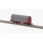Azar W03-SL3 Set of 3 short covered wagons with SHIMMS-type bogies,... AZAR_W03-SL3-Azar W03-SL3 Set of 3 short covered wagons with SHIMMS-type bogies, SNCF, without logo, Z scale
