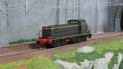 R37 HO41032DS Locomotive diesel 040 DE 131, SNCF, livrée verte et bandes oranges, dépôt Mohon, digital sonorisée Rail 37 - R37 R