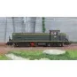 R37_HO41033-R37 HO41033 040 DE 132 diesel locomotive, SNCF, green livery with orange stripes, La Plaine depot