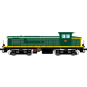 R37_HO41034DS-R37 HO41034DS Locomotive diesel BB 63137, SNCF, livrée verte et bandes jaunes, dépôt La Plaine, digital sonorisée