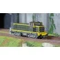 R37_HO41035DS-R37 HO41035DS BB 63134 diesel locomotive, SNCF, green livery with yellow stripes, Achères depot, digital sound