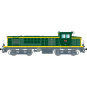 R37_HO41035-R37 HO41035 Locomotive diesel BB 63134, SNCF, livrée verte et bandes jaunes, dépôt Achères