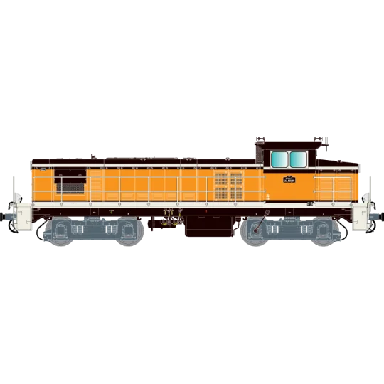R37_HO41036-R37 HO41036 BB 63136 diesel locomotive, SNCF, orange livery, Nice depot