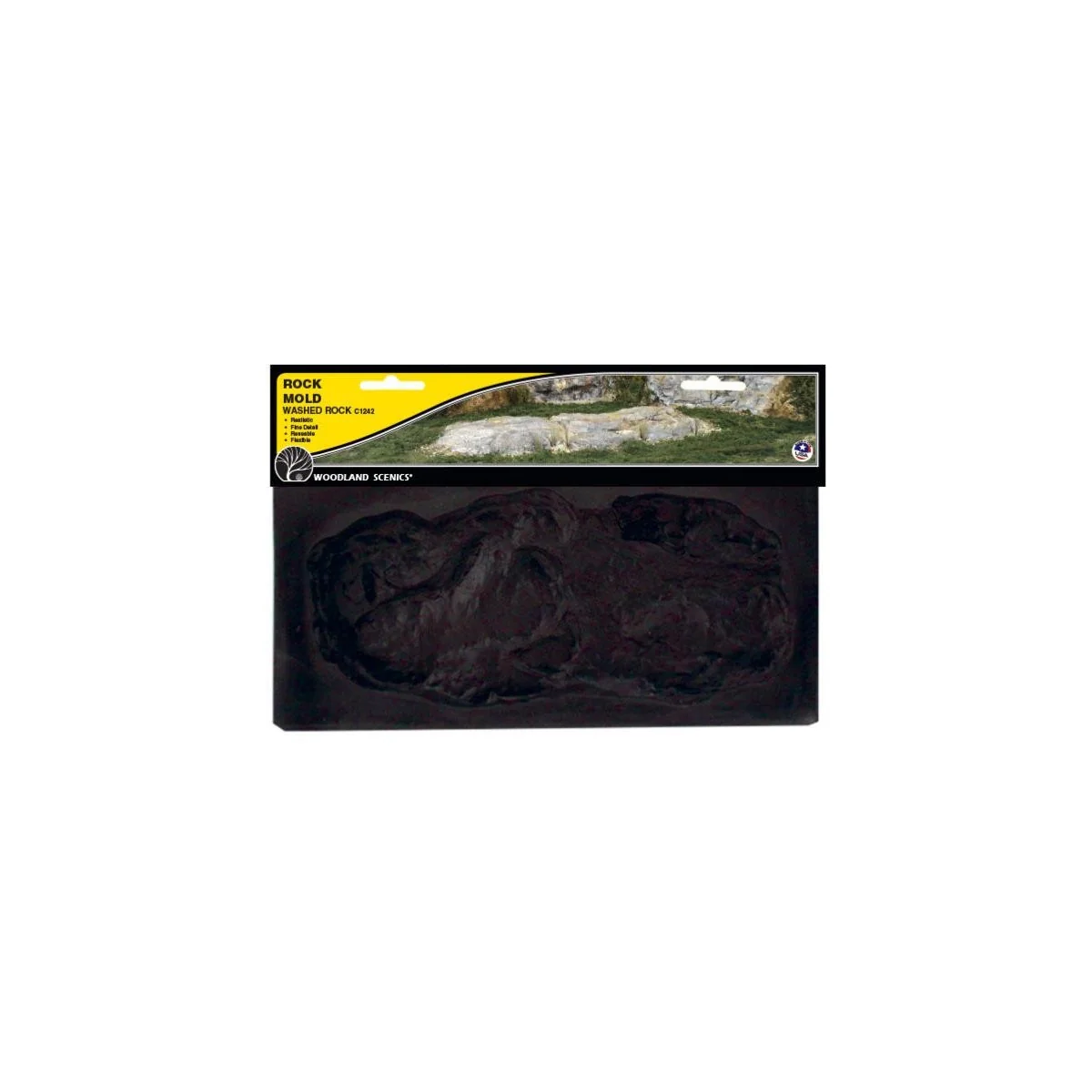 Woodland Scenics C1242 Mold for rocks, near water areas - WC_1242