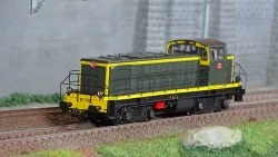 R37 HO41037 Locomotive diesel BB 63138, SNCF, livrée verte et bandes jaunes, dépôt Les Aubrais Rail 37 - R37 R37_HO41037 - 1