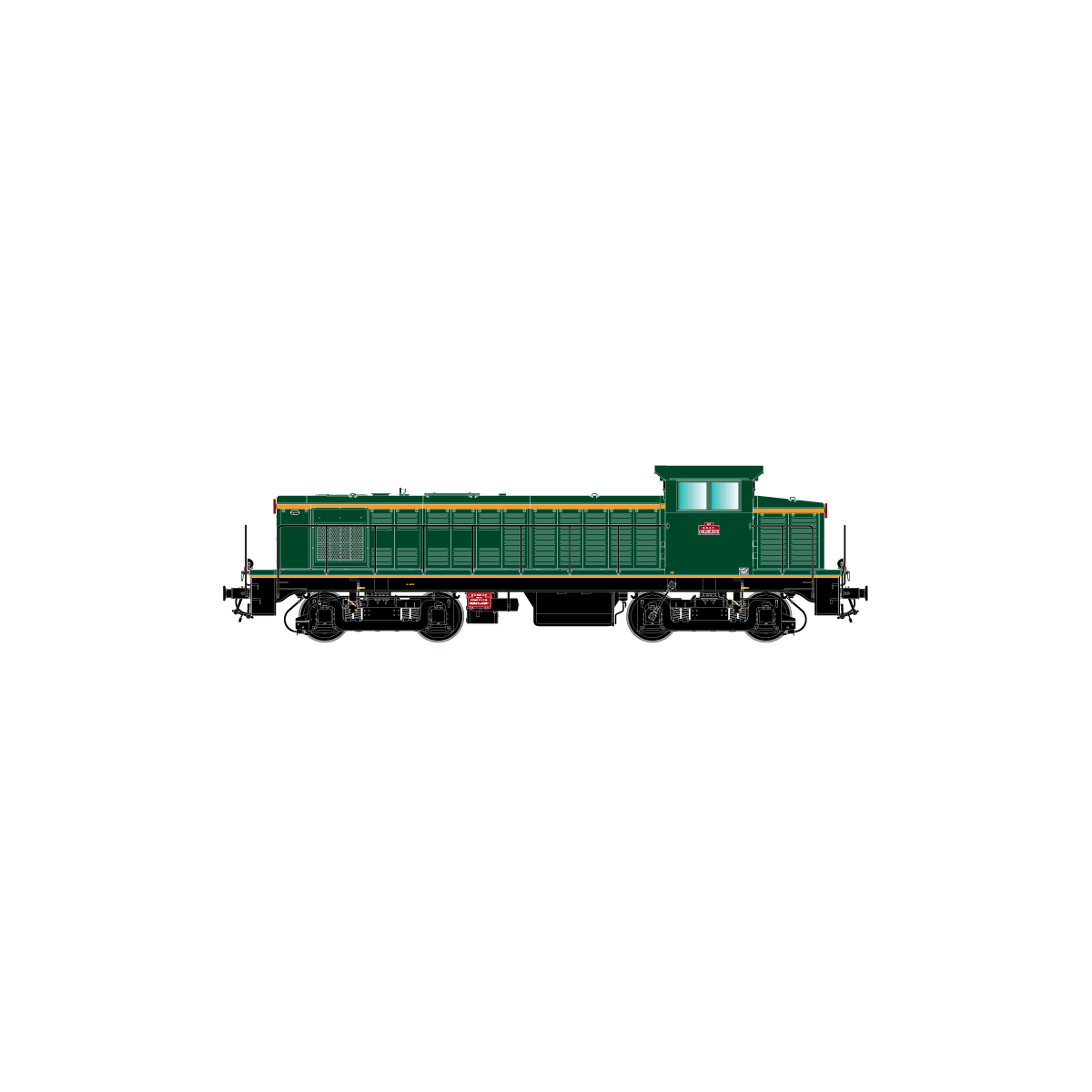 R37 HO41101DS 040 DE 503 diesel locomotive, SNCF, green livery with...