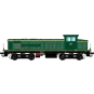 R37_HO41102DS-R37 HO41102DS 040 DE 577 diesel locomotive, SNCF, green livery with orange stripes, Toulouse depot, digital sound system